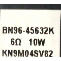 KIT DE BOCINAS PARA TV SAMSUNG ( 2 PZ ) / NUMERO DE PARTE BN96-45632K / BN63-17539A / BN63-17522A / COVER-SPK-TOP-LEFT / BN9645632K / 45632K / PANEL CY-NN055HGHV3H MODELO UN55RU7100FXZA CA03